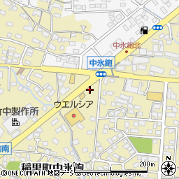 長野県長野市稲里町中氷鉋1163周辺の地図