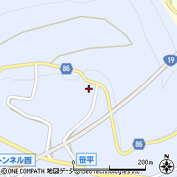 長野県長野市七二会甲928周辺の地図