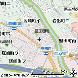 石川県金沢市堅田町甲周辺の地図