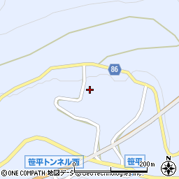 長野県長野市七二会甲765-1周辺の地図