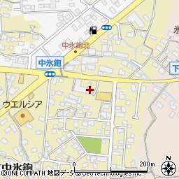 長野県長野市稲里町中氷鉋1117-16周辺の地図