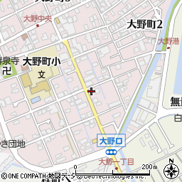 金沢大野郵便局 ＡＴＭ周辺の地図