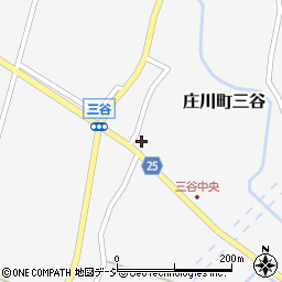 富山県砺波市庄川町三谷2492周辺の地図