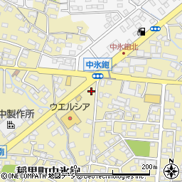 長野県長野市稲里町中氷鉋1162-1周辺の地図