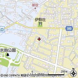 長野県長野市稲里町中氷鉋2095周辺の地図