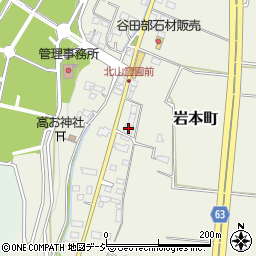 株式会社古澤石材　岩本展示場周辺の地図
