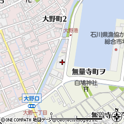 石川県金沢市無量寺町ラ45-1周辺の地図