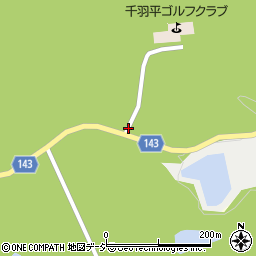 千羽平ゴルフクラブコース管理事務所周辺の地図