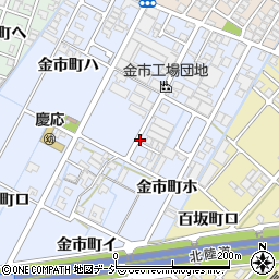 石川県金沢市金市町ニ周辺の地図
