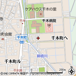 石川県金沢市千木町ヘ14周辺の地図
