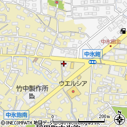 長野県長野市稲里町中氷鉋1177周辺の地図