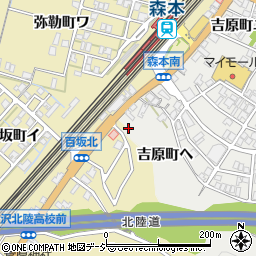 石川県金沢市吉原町ル周辺の地図