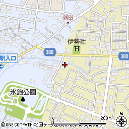 長野県長野市稲里町中氷鉋810-1周辺の地図