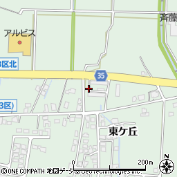 富山県富山市下大久保新町周辺の地図