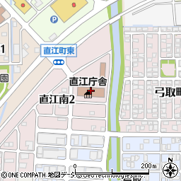 石川県庁土木・水道関係　県央土木総合事務所・都市施設課周辺の地図