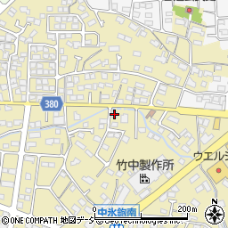 長野県長野市稲里町中氷鉋664周辺の地図