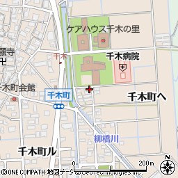 石川県金沢市千木町ヘ9周辺の地図