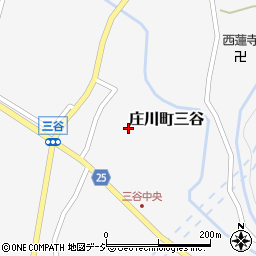 富山県砺波市庄川町三谷2501周辺の地図