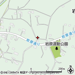 栃木県宇都宮市岩原町603周辺の地図