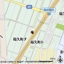 ａｐｏｌｌｏｓｔａｔｉｏｎ８号金沢東インターＳＳ周辺の地図