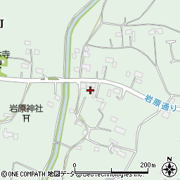 栃木県宇都宮市岩原町558周辺の地図
