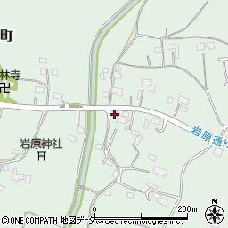 栃木県宇都宮市岩原町557周辺の地図