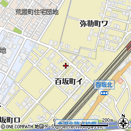 石川県金沢市百坂町イ周辺の地図