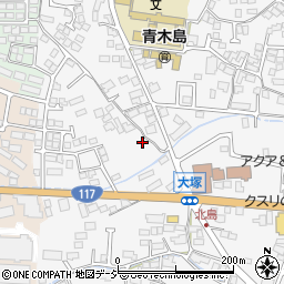 長野県長野市青木島町大塚1317周辺の地図