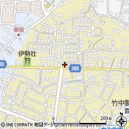 長野県長野市稲里町中氷鉋888-17周辺の地図