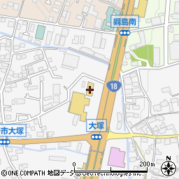 三菱ふそうトラック・バス甲信ふそう長野支店周辺の地図