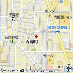石川県金沢市近岡町周辺の地図