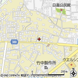 長野県長野市稲里町中氷鉋939-1周辺の地図