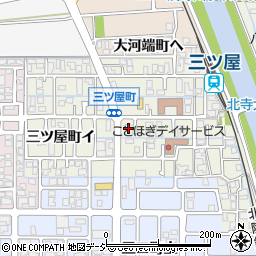 石川県金沢市三ツ屋町周辺の地図