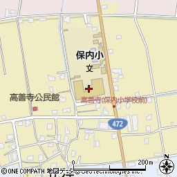 保内小学校周辺の地図