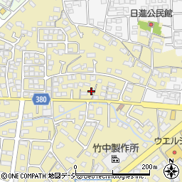 長野県長野市稲里町中氷鉋939-5周辺の地図