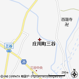 富山県砺波市庄川町三谷274周辺の地図