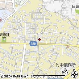 長野県長野市稲里町中氷鉋929-1周辺の地図