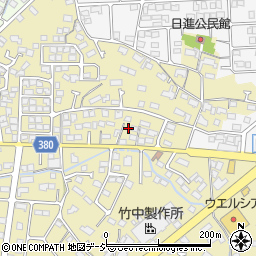 長野県長野市稲里町中氷鉋938-1周辺の地図
