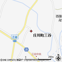 富山県砺波市庄川町三谷2355周辺の地図