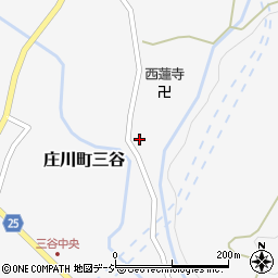 富山県砺波市庄川町三谷2997周辺の地図