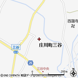 富山県砺波市庄川町三谷2358周辺の地図