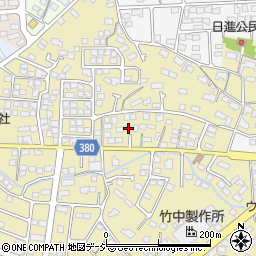 長野県長野市稲里町中氷鉋932-1周辺の地図