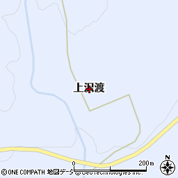 群馬県吾妻郡中之条町上沢渡周辺の地図