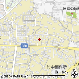長野県長野市稲里町中氷鉋932-4周辺の地図