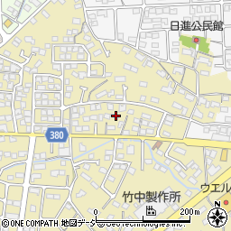 長野県長野市稲里町中氷鉋935周辺の地図