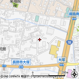 長野県長野市青木島町大塚1076周辺の地図