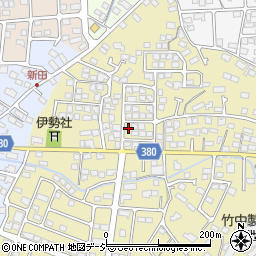 長野県長野市稲里町中氷鉋888-25周辺の地図