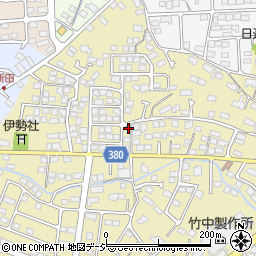 長野県長野市稲里町中氷鉋888-61周辺の地図