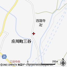富山県砺波市庄川町三谷2995周辺の地図