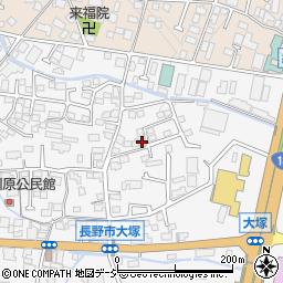 長野県長野市青木島町大塚1062周辺の地図